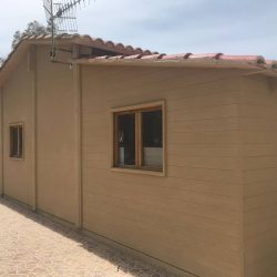 Corcho proyectado para fachadas en Riumar