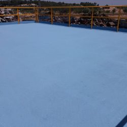 Impermeabilización de techo de chapa en Corbera d'Ebre