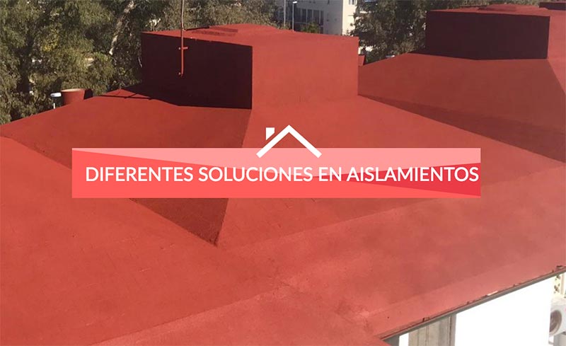 trabajos de aislamientos, reformas, corcho proyectado