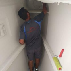 Proyectado para barcos en puerto Sant Carles de la Rápita