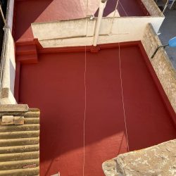 Reparación e impermeabilización de una terraza en Sant Jaume D' Enveja