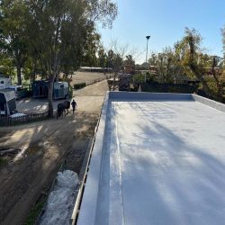 Impermeabilización de techo con membrana continua