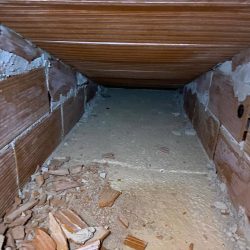 Aislamiento térmico con celulosa para tejados