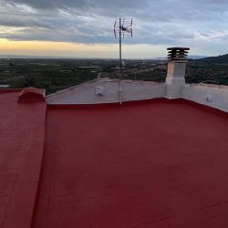 Corrección térmica de una azotea en Alcanar